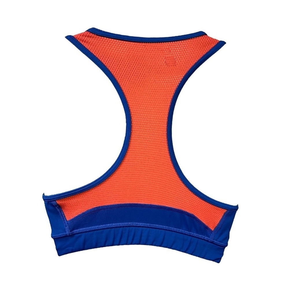 Adidas Sports Bra Size S Blue Climi Cool Racerback Medium Compression‎ Athletic - Picture 3 of 7